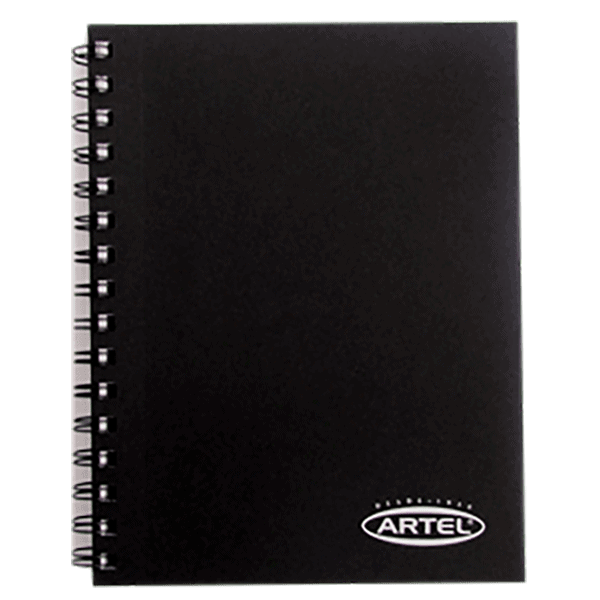 CROQUERA TAPA NEGRA BOND 16X21CM 80 HOJAS ARTEL