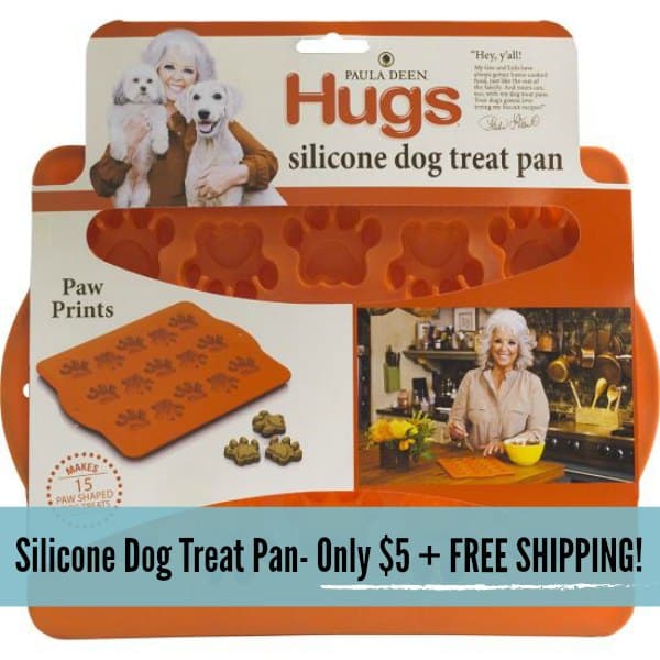 Silicone Paw Print Dog Treat Pan- Only $5, Reg. $10.35 and Free Shipping!