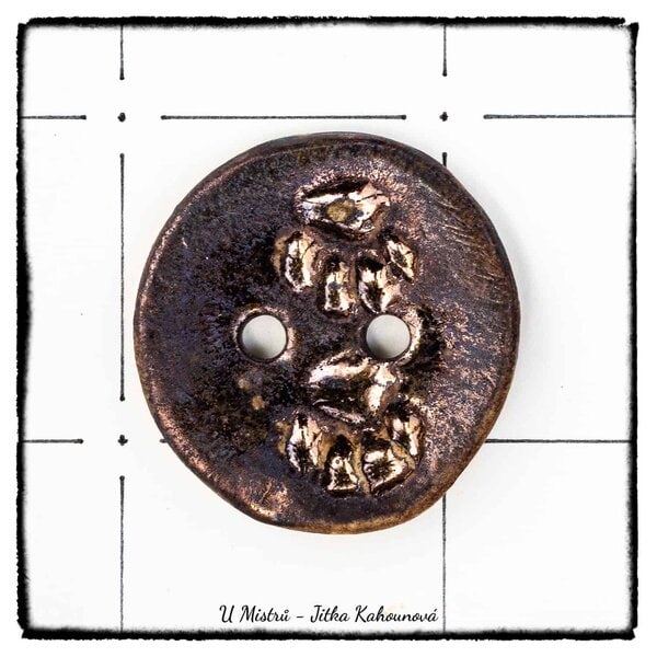 Knoflík tlapky 5 cm