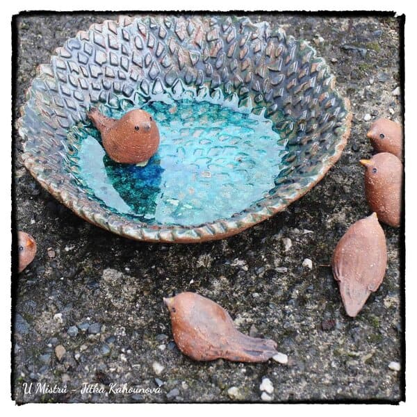 Pítko miska Zubaté se sklem - Obrázek 2