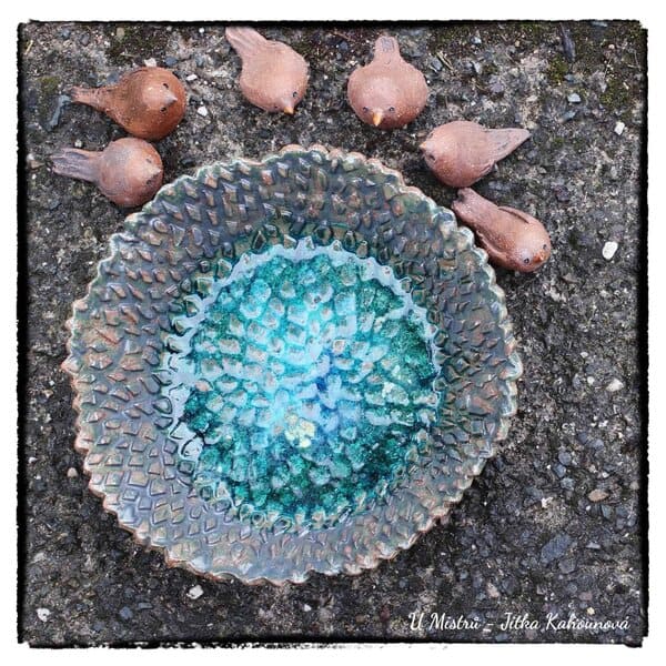 Pítko miska Zubaté se sklem