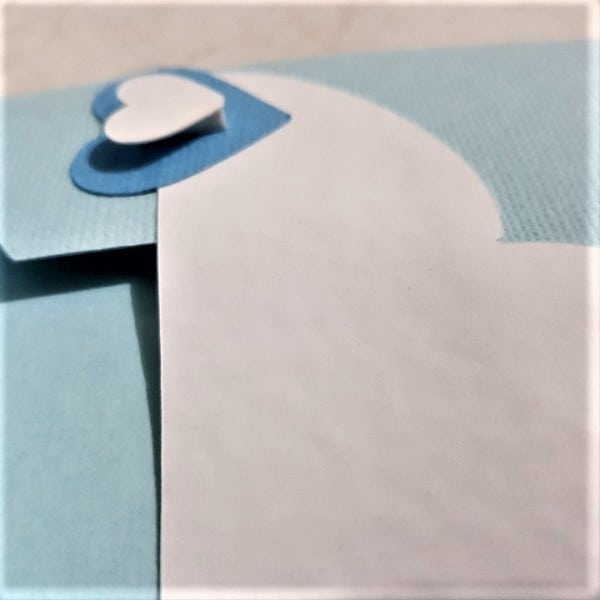 Raised embellishments to hook the top flap into in the post how to make a large envelope