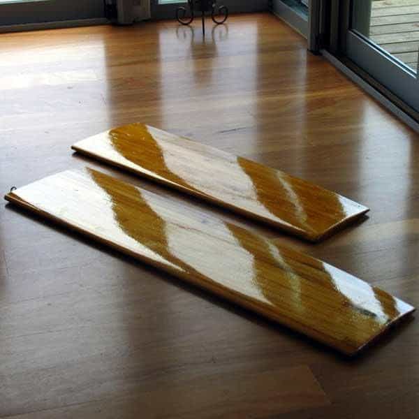 Foils - accurate centreboard and rudder blades are essential to the good performance of Storer Boat Plans