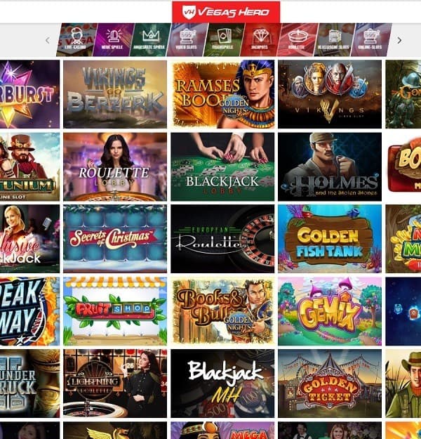 Vegas Hero Casino gratis spins