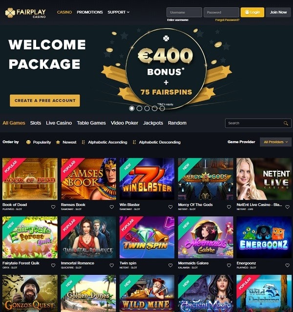Fairplay Casino Review