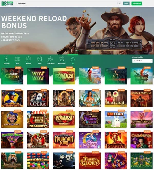 Dozen Slots Online Casino Free Bonus (REVIEW)