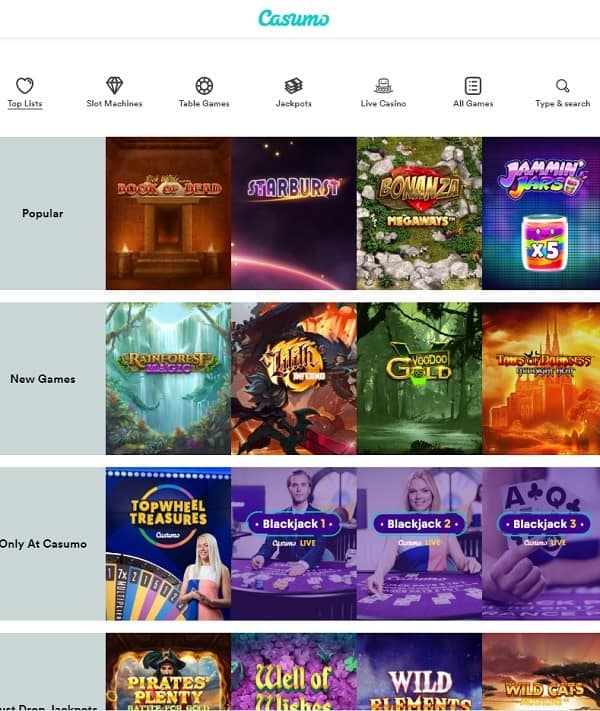 Casumo Free Spins Bonus