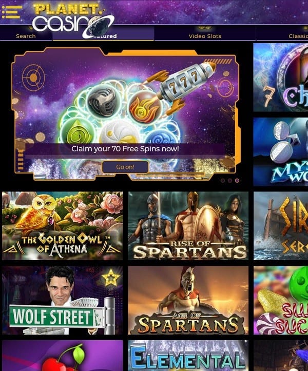 Planet Casino review