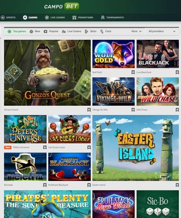 CampoBet Online and Mobile