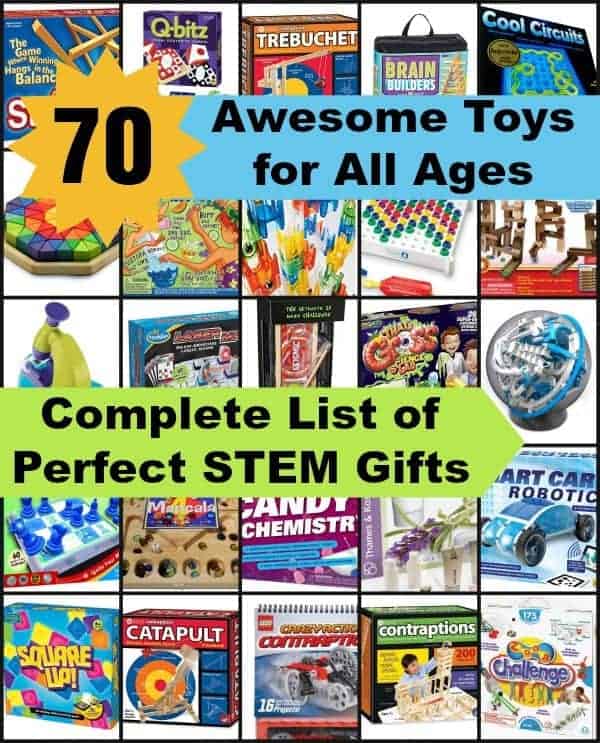 Huge List of Awesome Stem Gifts for All Ages - STEM Toys to help your child love science, engineering, technology and math!