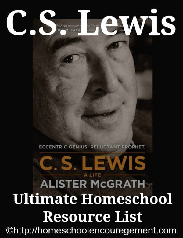 Looking to add novels by C.S. Lewis, or maybe a study of the author himself, for your student. Take a look at this ultimate list of resources for homeschoolers to learn more about his books, his faith, and more. 