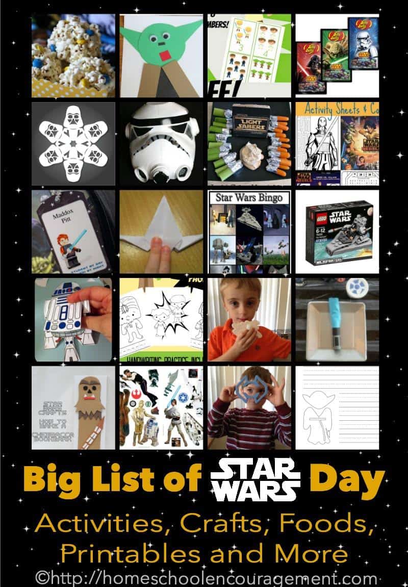 Star Wars Day Celebration in Homeschool - Fun Star Wars Activities