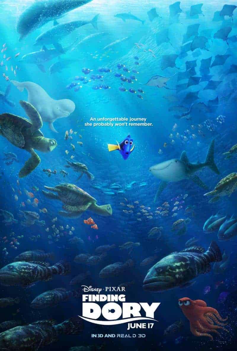 Review of Finding Dory by Disney•Pixar 