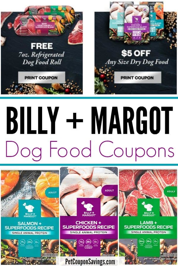 $2 Bil Jac Frozen Dog Food Coupon Pet Coupon Savings