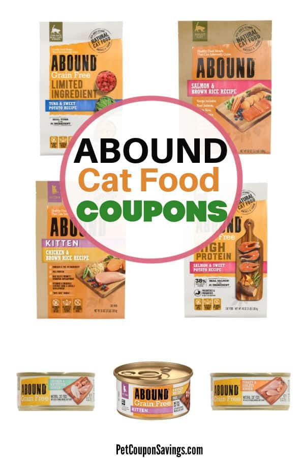 Abound Cat Food Coupons