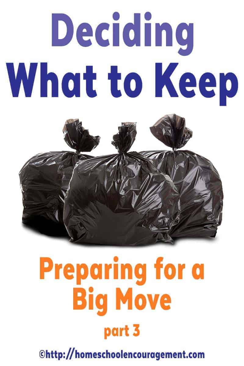 There's no better time to declutter than right before a move.  And deciding what to keep can be difficult.  Take a look at part 3 of our Preparing for A Big Move Series.