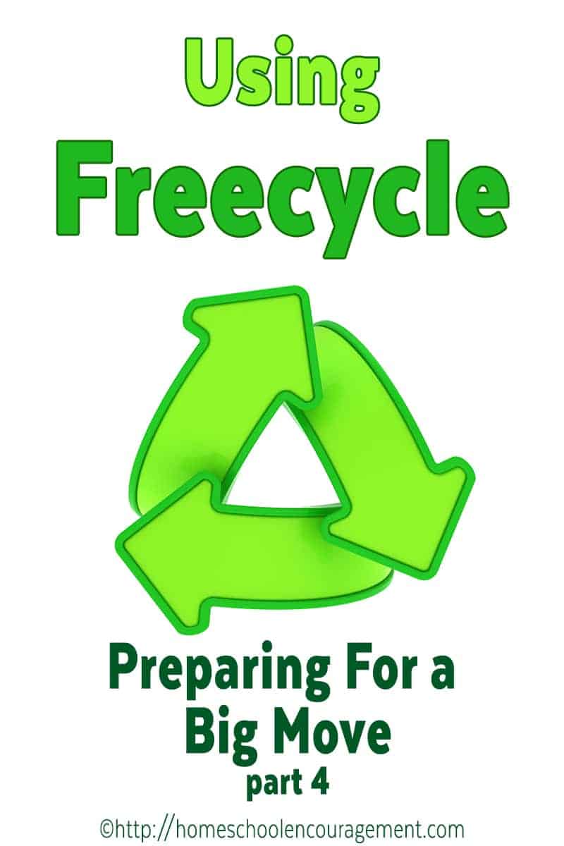 Using Freecycle: Preparing for A Big Move part Four.