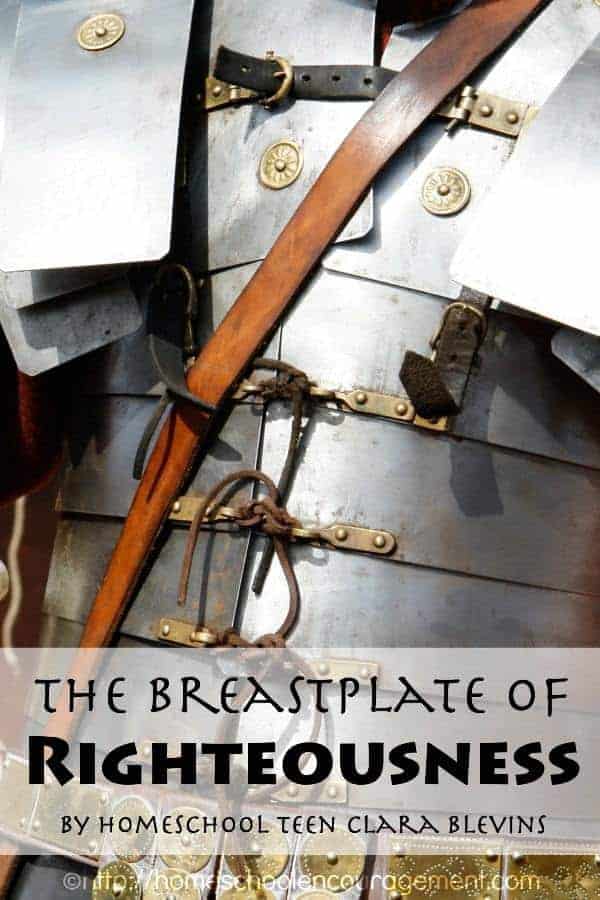 What does the Breastplate have to do with the Armor of God? Teen writer Clara Blevins considers the Breastplate of Righteousness and just how vital it was to a suit of armor.