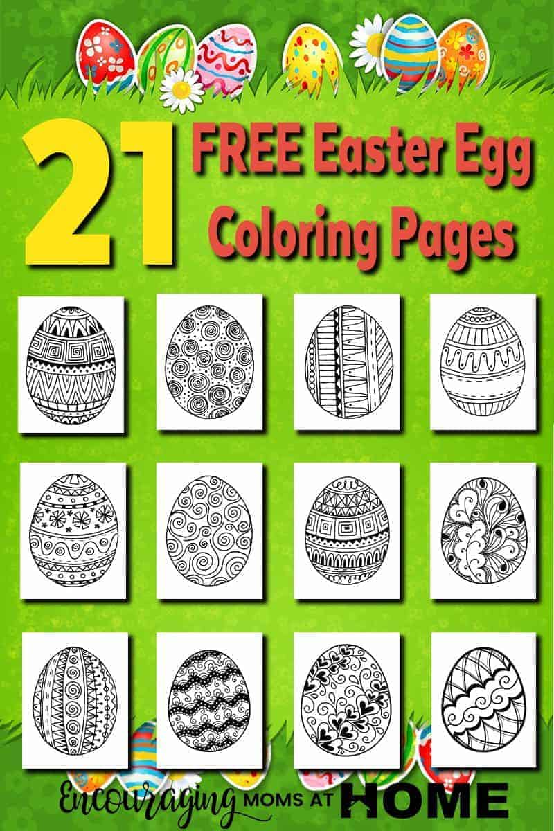 Our free Easter Egg Coloring Pages are a fun way your kids to be creative while considering the true meaning of the season. 