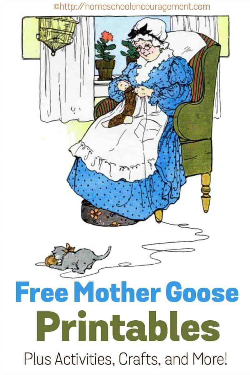 Would you like to add a lesson about Mother Goose to your homeschool day?  Here is a great list of FREE Mother Goose Printables that can help you out.