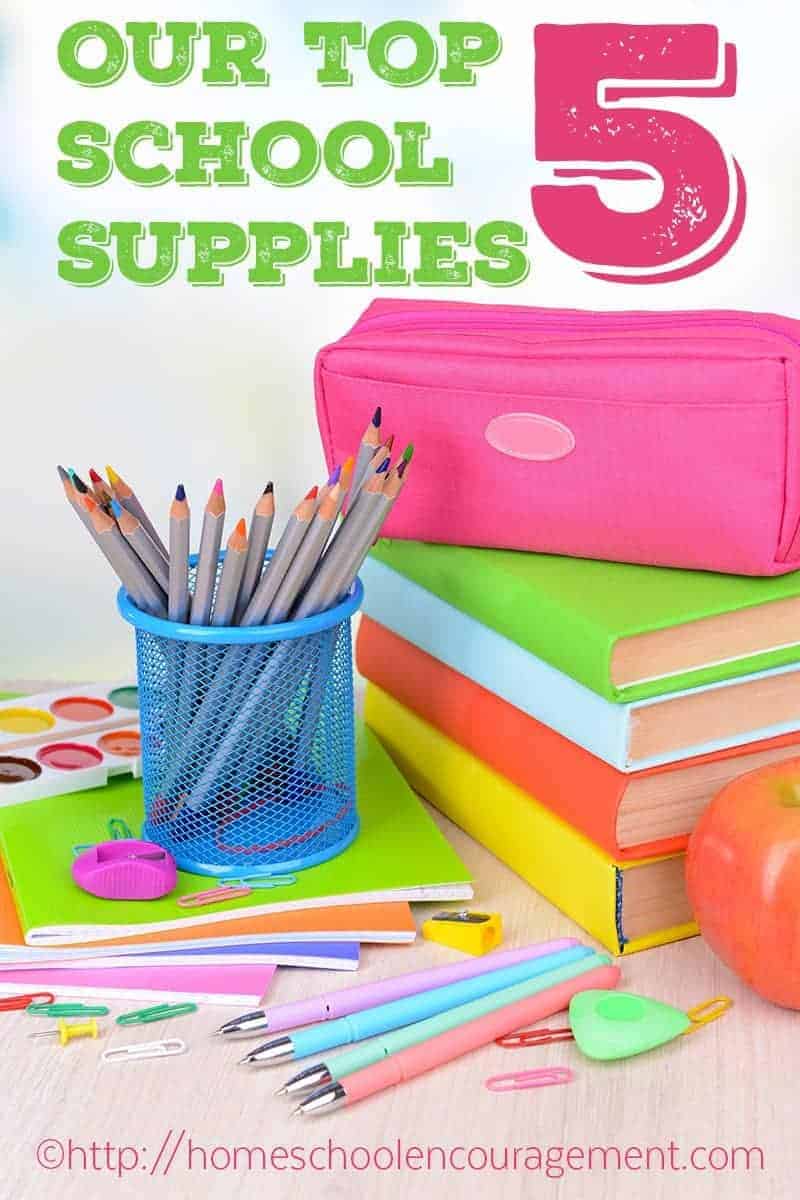 Our top five back-to-homeschool school supplies