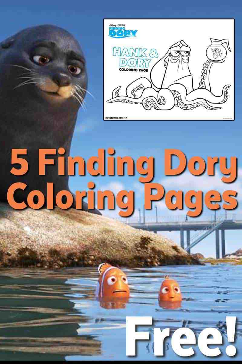 If your kids love Finding Nemo and Finding Dory, they will love these FREE coloring pages we designed in honor of the movie that came out in 2016.