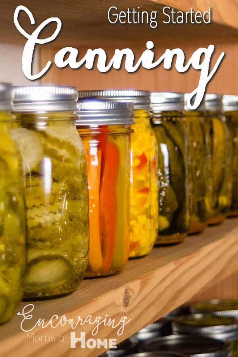 Do you have a garden and don't want to see the bounty of it go to waste?  Try canning your fresh produce so that you can enjoy it year round. Here are tips for getting started.