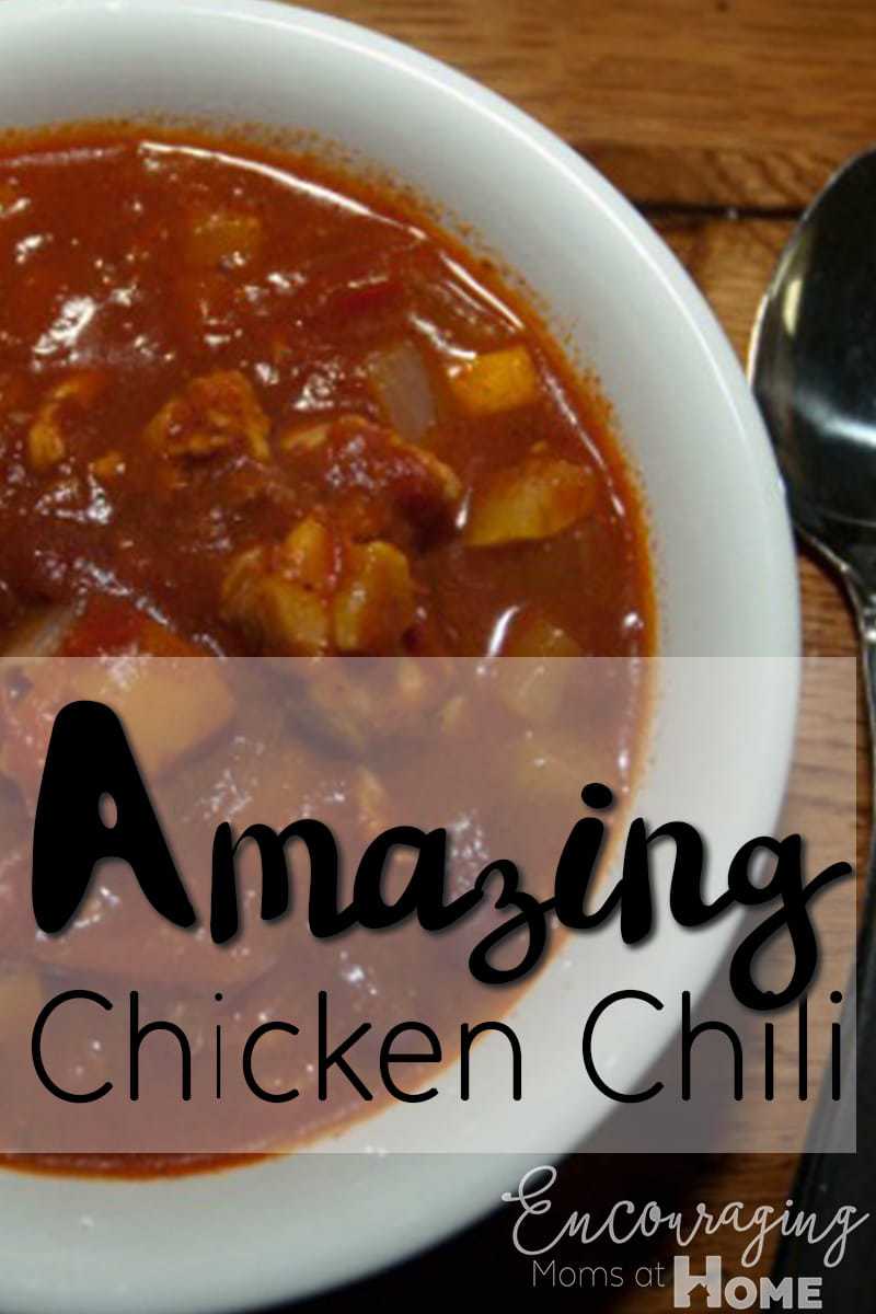 Chicken Chili Printable Recipe - Best EVER!