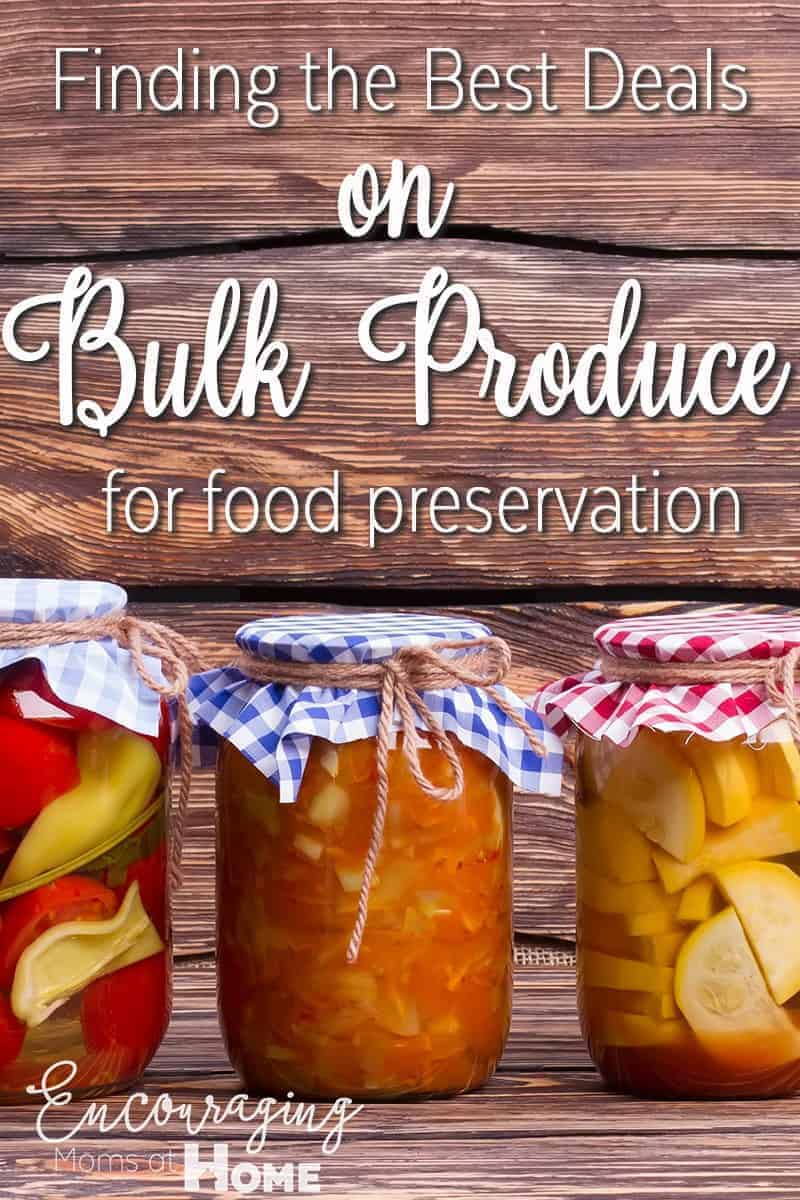 Are in interested in preserving your own food so you have control over the ingredients?  Does it seem too expensive? Let's talk about how to find inexpensive bulk produce, ’cause that’s what you need.