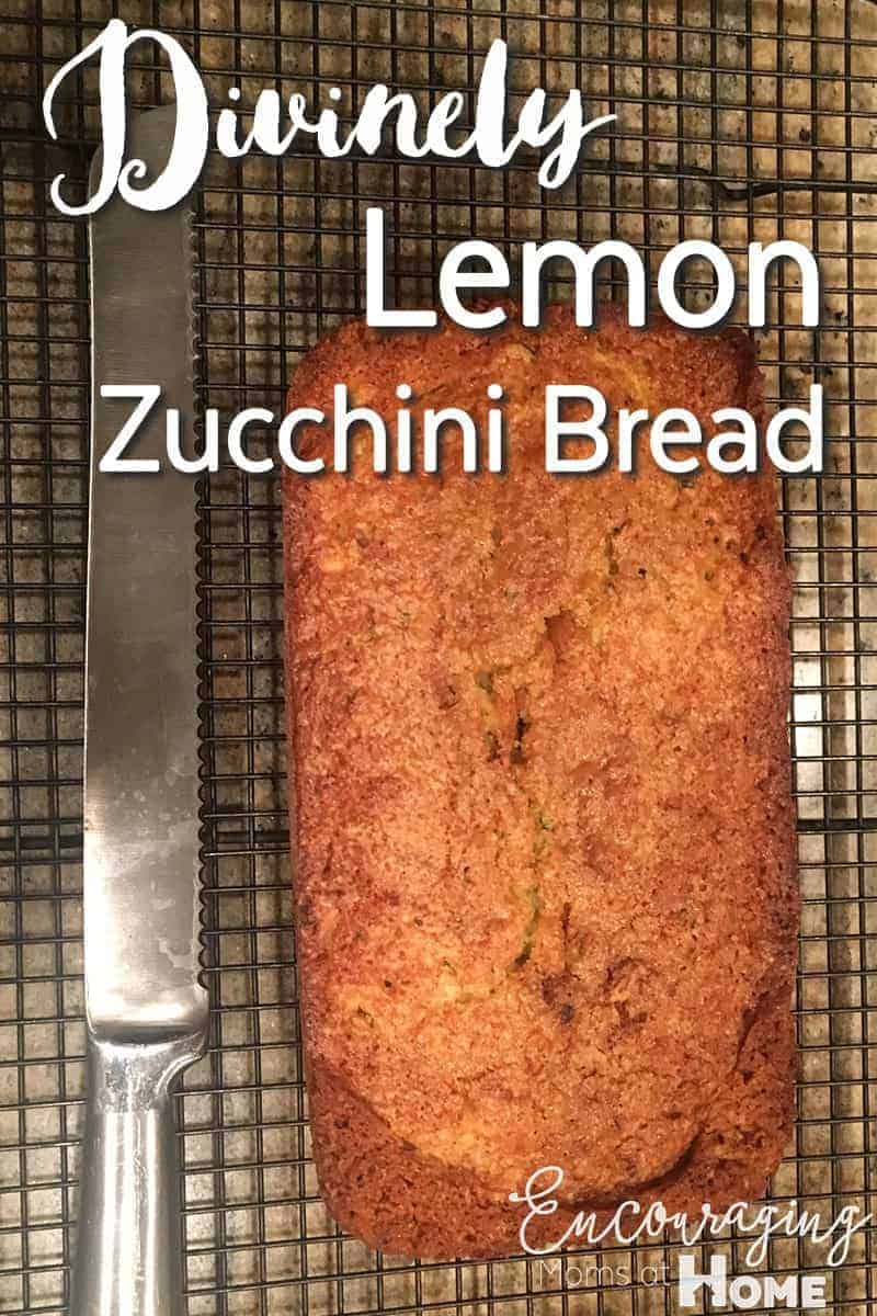 Do you enjoy the flavor of lemon zucchini bread?  This Lemon Zucchini Bread Recipe is quick and easy to make.  And healthy too.  FREE printable recipe included. 