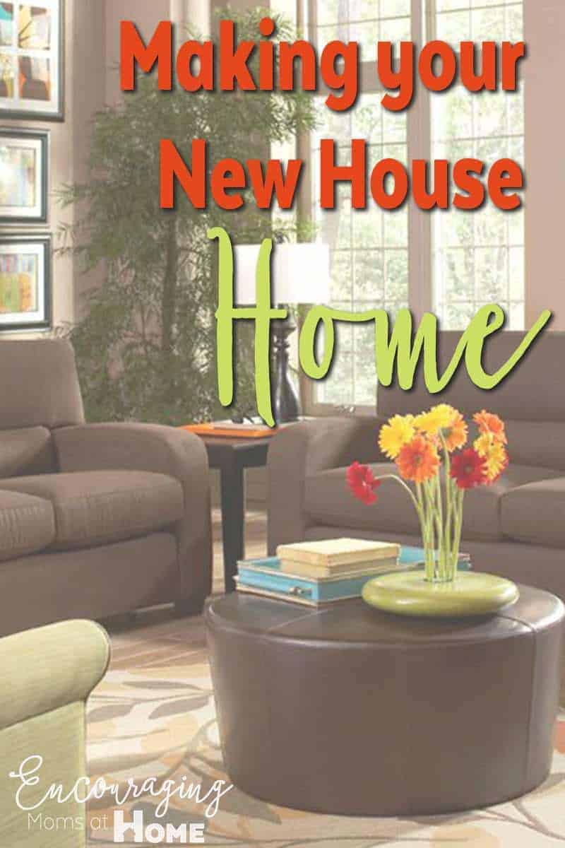 Making your new house a home quickly and easily 