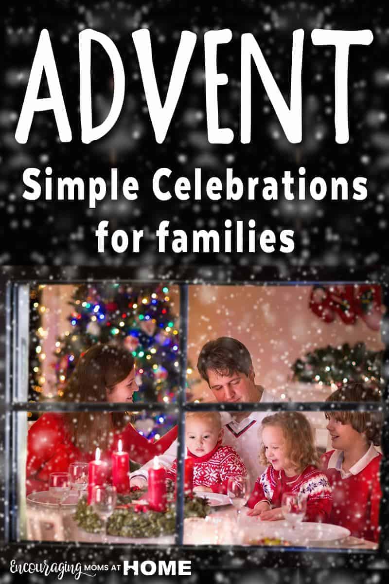 Do you celebrate Advent with your family? Take a look at our suggestions for simple family celebrations that keep your family focused on Christ.