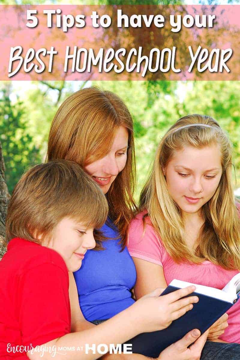 Do you want this to be your best homeschool year?   Here are 5 tips to help you determine what it will take to achieve a great year.