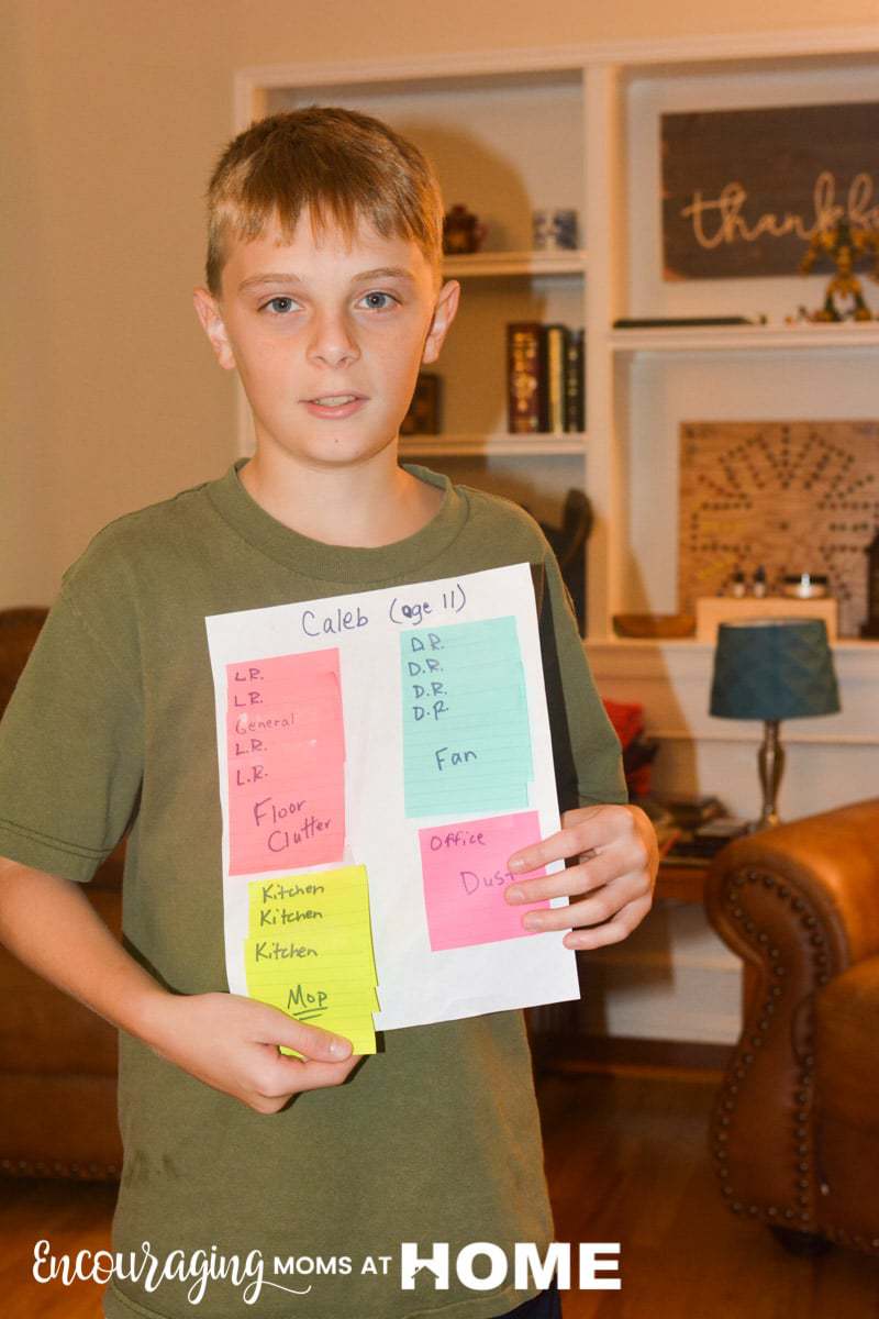 The Sticky Note Method for Getting Kids to Help Around the House (image)