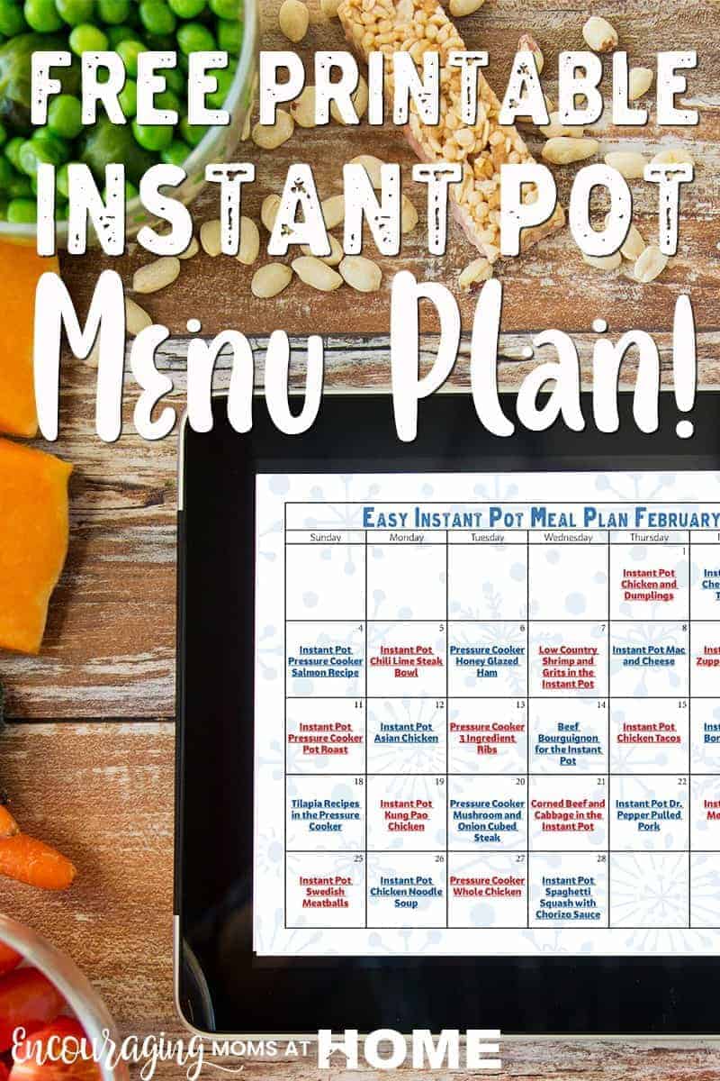 Do you like to plan your meals?  Here are 28 Instant Pot meals that can help make your planning a little easier. #instantpot #recipes