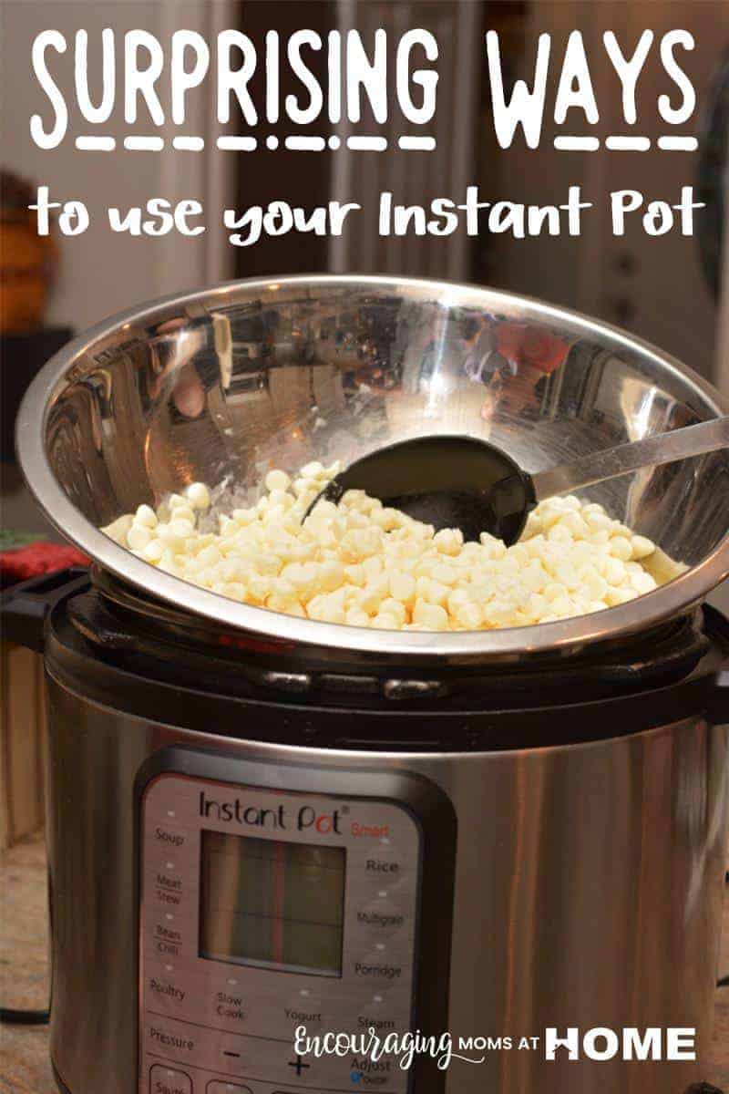 Did you know that the Instant Pot can be used for more than quick and easy meals? From chapstick to vanilla extract, here are 10 ways to use your instant pot that might just surprise you. #instantpot