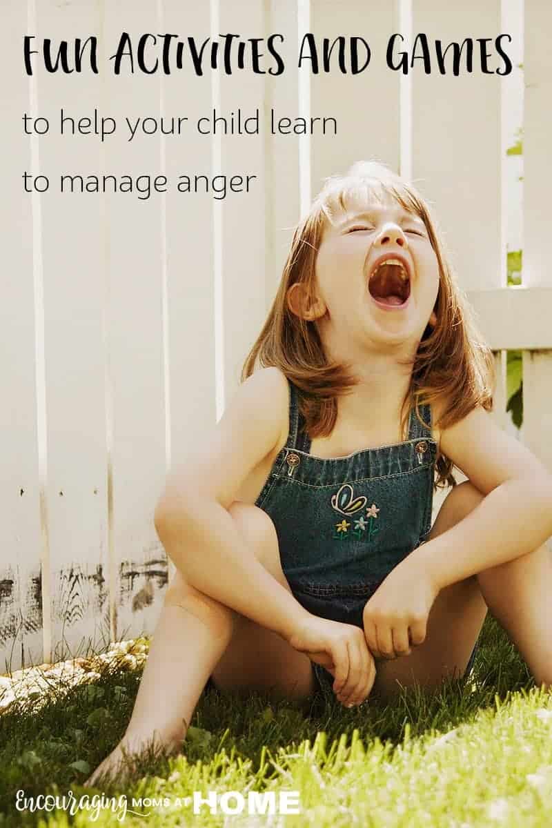 Managing anger is a learning skill.  As parents we can help our kids with their feelings of anger with activities, games and more that will help them respond to anger appropriately.   