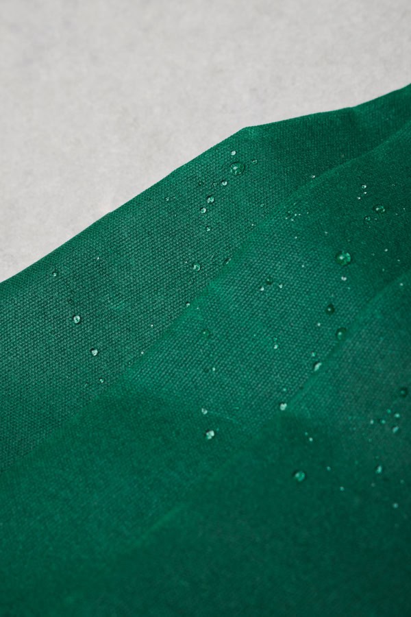 Mind the Maker - Weighty Waxed Cotton Canvas - Jolly Green - Sold by the Half metre