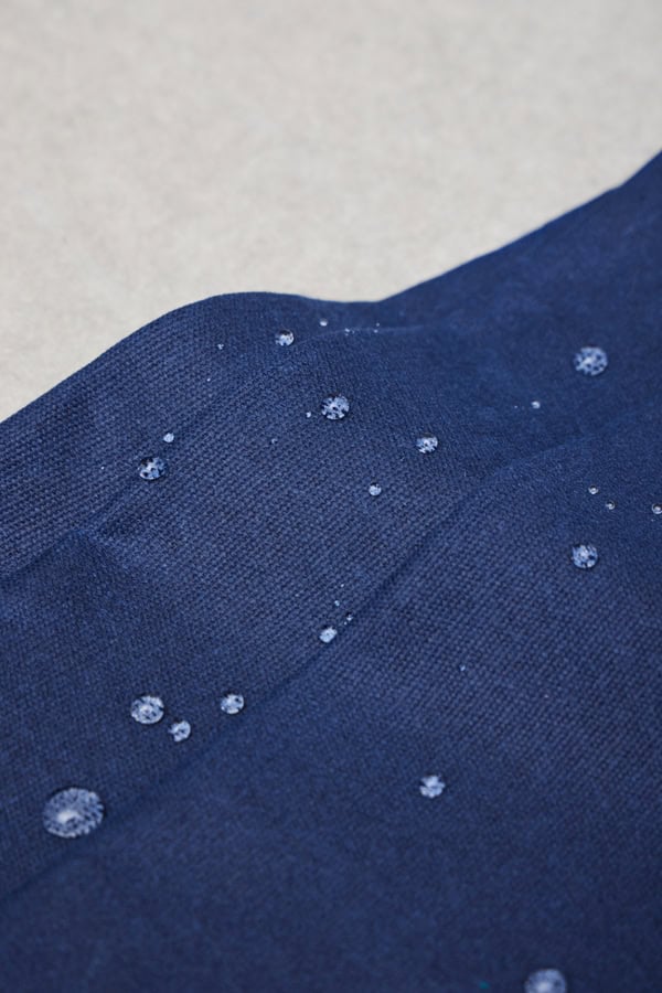 Mind the Maker Weighty Waxed Cotton Canvas - Navy - Sold by the half metre