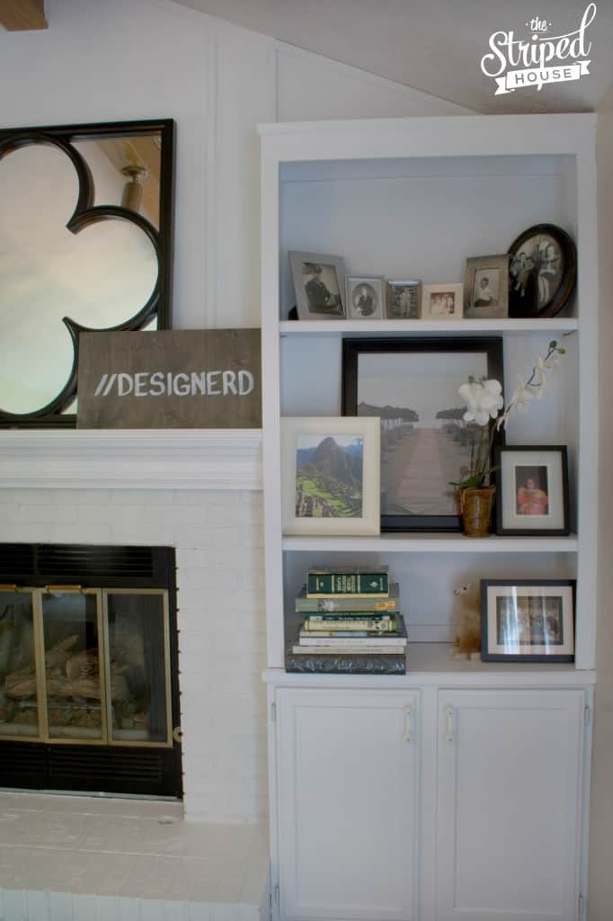 Fireplace & built-ins makeover