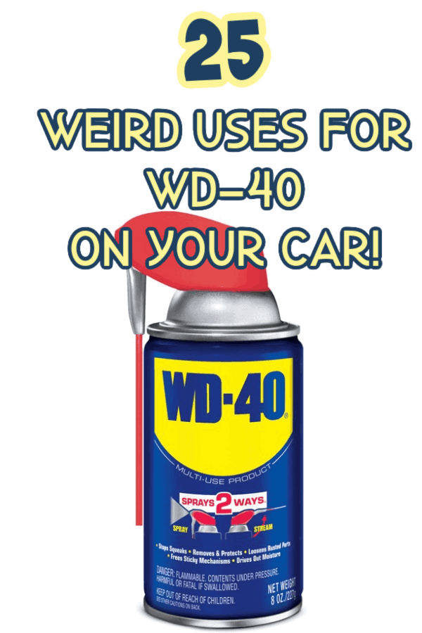uses for WD-40 on your car