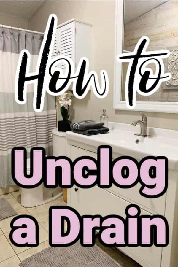 How to unclog a drain