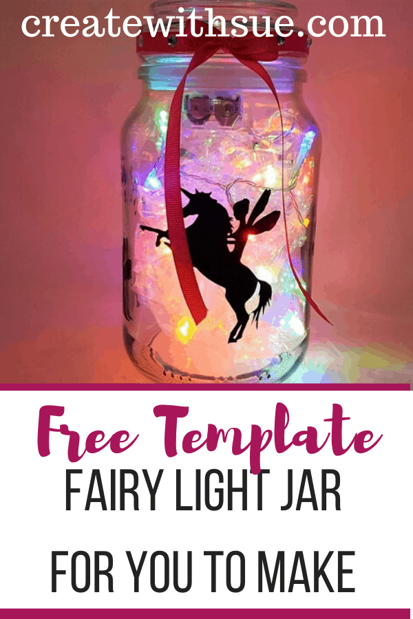 Fairy light jar Pinterest Pin