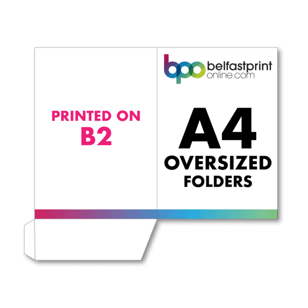 A4 Oversized Folders Printed On B2