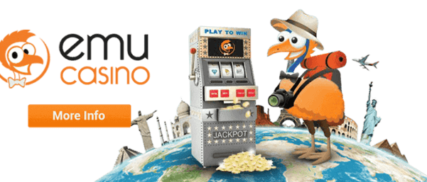 Play EMU slots and live dealer for free!