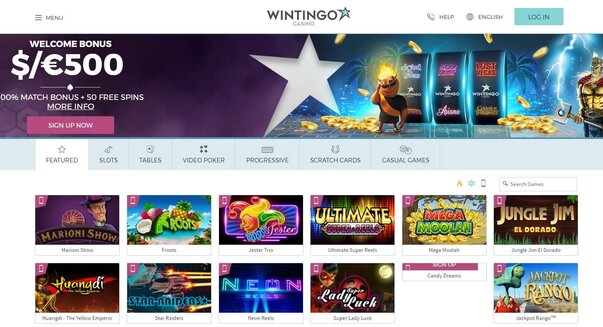 Wintingo Casino 50 free spins - Microgaming