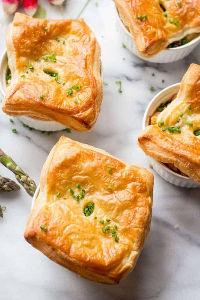 Spring Chicken Pot Pies
