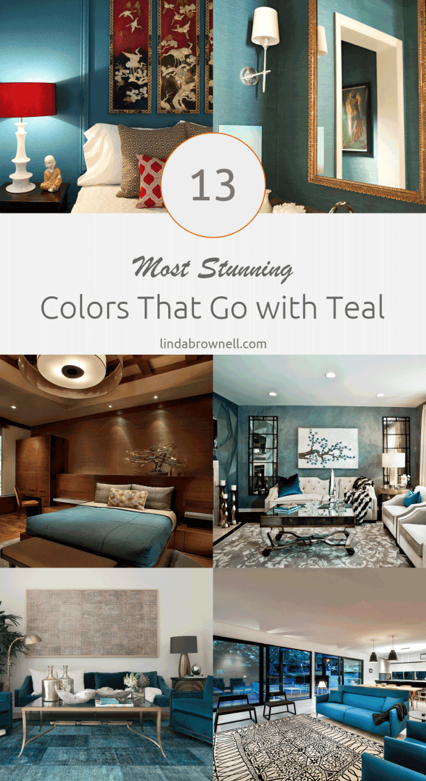 13 most stunning colors that go with teal