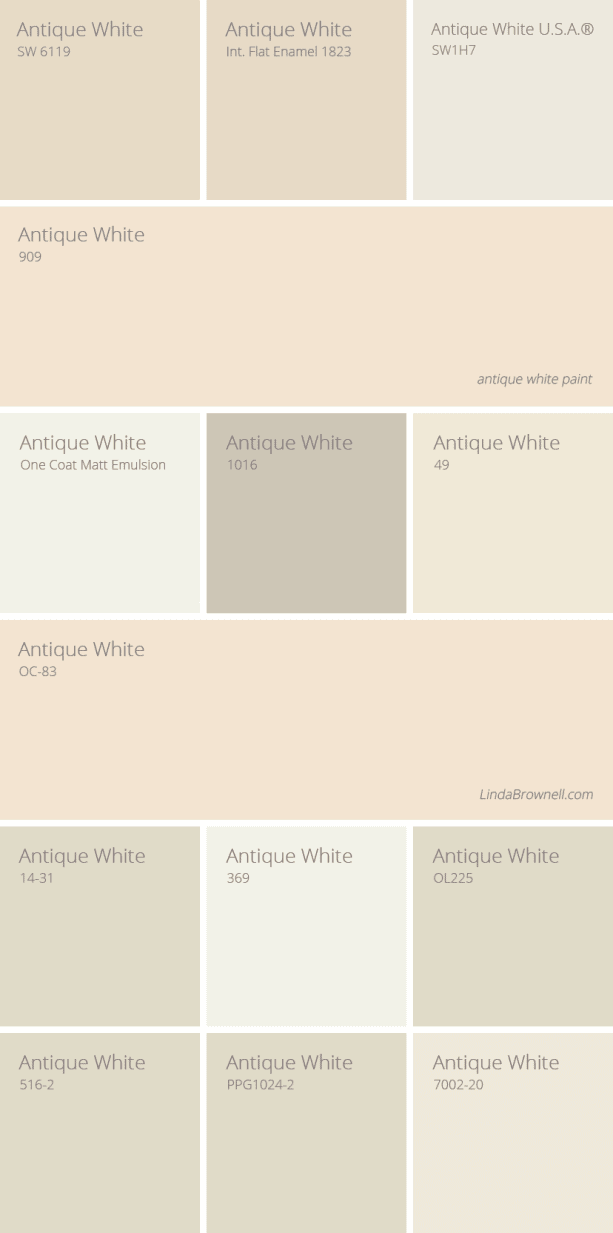 antique white paint color