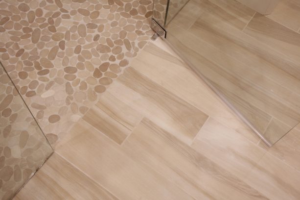 beige grout with beige tile